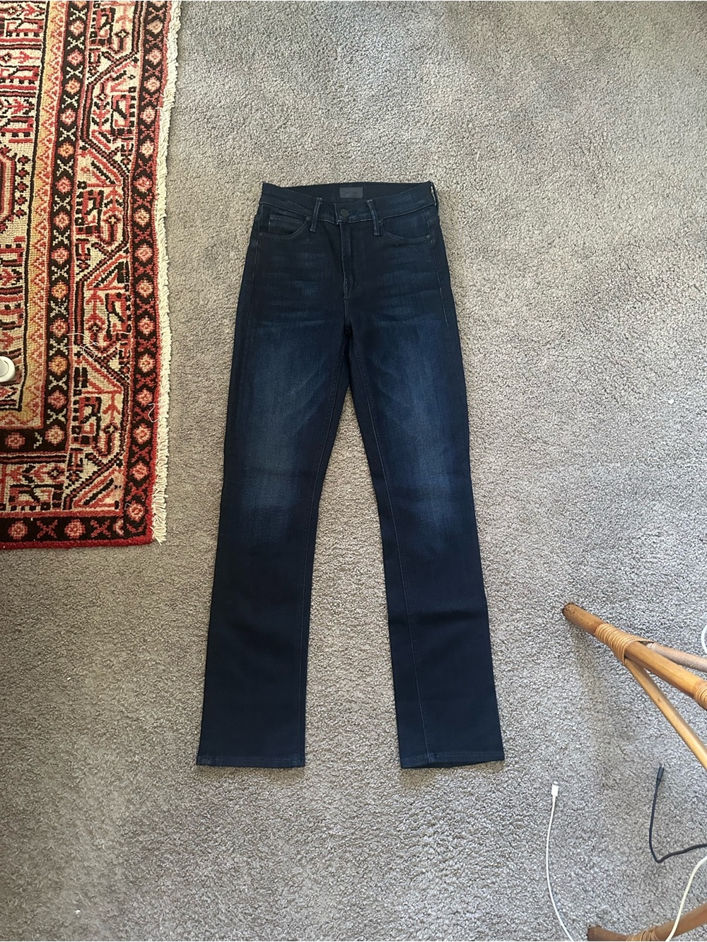 MOTHER Mid Rise Dazzler Ankle Jeans